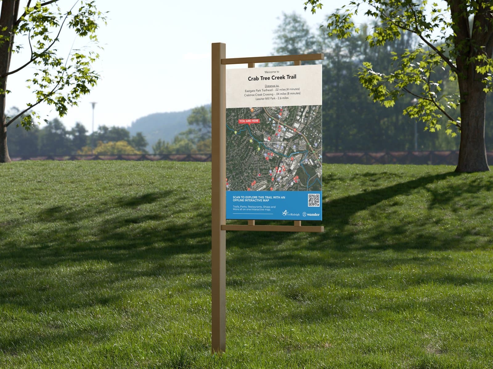 Trailhead signs