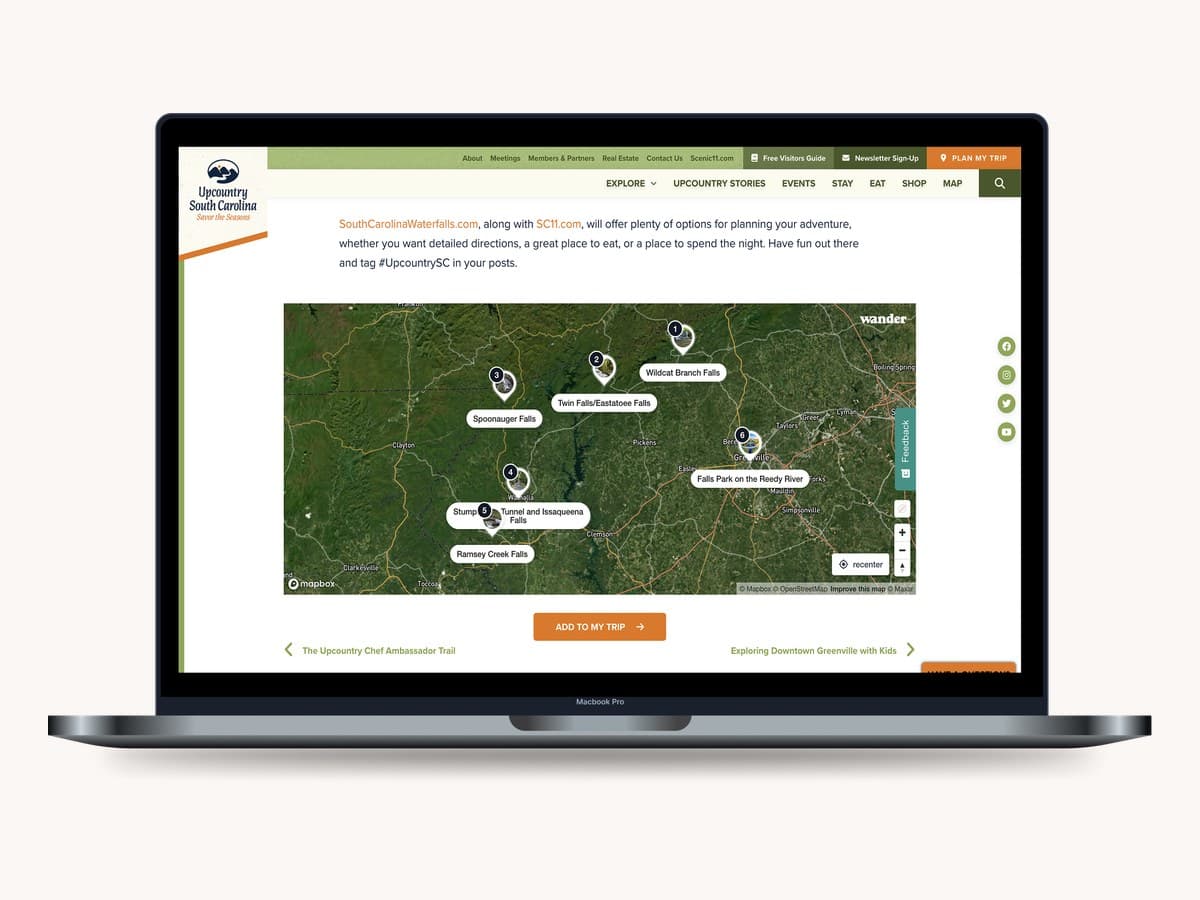 Itinerary embed